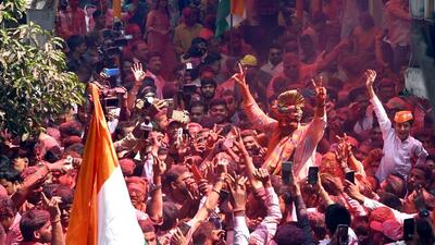 Ravindra Dhangekar (in pic), the Congress nominee backed by MVA, emerged victorious against BJP’s Hemant Rasane in the Kasba Peth assembly constituency. In Chinchwad, BJP’s Ashwini Jagtap garnered 135,434 votes while NCP’s Nana Kate received 99,343 votes, resulting in her victory. (HT)