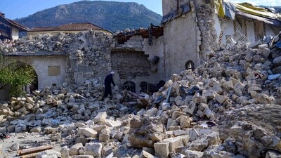 The February 6 earthquake and aftershocks left at least 156,000 buildings damaged (AFP) The February 6 earthquake and aftershocks left at least 156,000 buildings damaged (AFP)