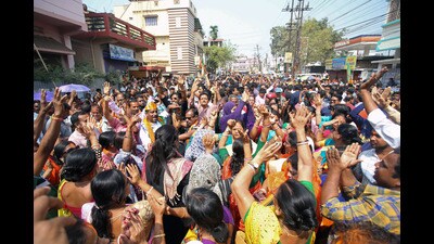 The BJP fought 116 assembly constituencies (ACs) out of the total 178 that went to polls in these three states when elections were held in 2018 (Papri Bhattacharjee) The BJP fought 116 assembly constituencies (ACs) out of the total 178 that went to polls in these three states when elections were held in 2018 (Papri Bhattacharjee)