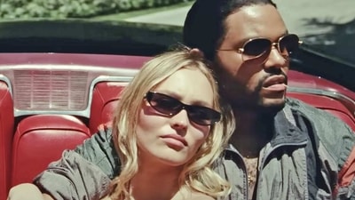 Lily-Ross Depp and The Weeknd in The Idol. Lily-Ross Depp and The Weeknd in The Idol.