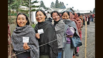 The outcome of elections in the North-East has always had a symbiotic relationship with the political dynamics at the Centre (HT PHOTO) The outcome of elections in the North-East has always had a symbiotic relationship with the political dynamics at the Centre (HT PHOTO)