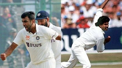 Ashwin is now only behind Kumble and Harbhajan in the list. Ashwin is now only behind Kumble and Harbhajan in the list.