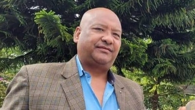 Meghalaya BJP president Ernest Mawrie. (Twitter/ErnestMawrie) Meghalaya BJP president Ernest Mawrie. (Twitter/ErnestMawrie)