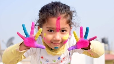 Parents must also be aware of the potential hazards associated with Holi, especially when it comes to their child's skin. (Pixabay) Parents must also be aware of the potential hazards associated with Holi, especially when it comes to their child's skin. (Pixabay)