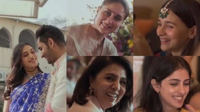 Kareena Kapoor, Alia Bhatt, Neetu Kapoor, Navya Nanda celebrated Anissa Malhotra's baby shower. Kareena Kapoor, Alia Bhatt, Neetu Kapoor, Navya Nanda celebrated Anissa Malhotra's baby shower.