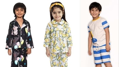 Night suits for kids should offer optimum comfort and must be made from good quality fabric. Night suits for kids should offer optimum comfort and must be made from good quality fabric.