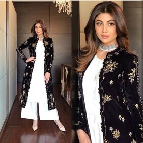 A kurta set can be a star look, but putting on a designer or hand-worked designer shrug can be a head-turner. (Instagram) A kurta set can be a star look, but putting on a designer or hand-worked designer shrug can be a head-turner. (Instagram)