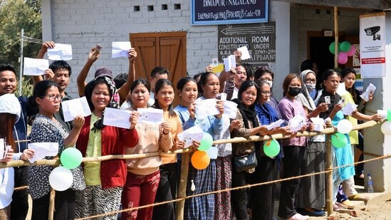 Counting of votes for the 59 Nagaland Assembly seats started at 8 am with postal ballots followed by EVMs.&nbsp;(ANI/ PIB)