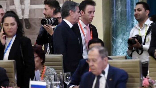 The foreign ministers of G20 nations have gathered in New Delhi. (Twitter)