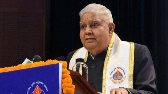 The Vice President was speaking after inaugurating the IIMB's Management Development Centre (MDC) Block on its second campus in Bengaluru. (Twitter/VP India) (HT_PRINT)