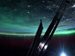 Picture of Aurora Borealis taken from ISS. Picture of Aurora Borealis taken from ISS.