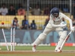 India scored 109 and 163 in their two innings India scored 109 and 163 in their two innings