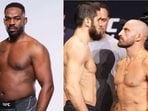 Jon Jones; Alexander Volkanovski and Islam Makhachev Jon Jones; Alexander Volkanovski and Islam Makhachev