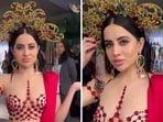 Uorfi Javed shared pictures of her broken head gear on her Instagram Stories.