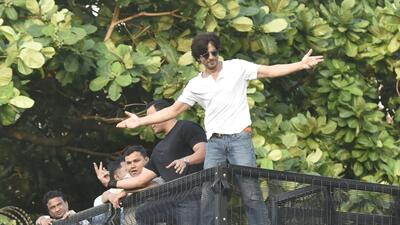 “According to inquiries so far, the accused only committed the crime because they are die-hard fans and wanted to meet SRK personally. They both hail from the same village in Bharuch in Gujarat and are good friends. They left together and reached Mumbai on Wednesday night, after which they trespassed into Mannat in the early hours of Thursday,” said an officer with the Bandra police station. (Kunal Patil/HT Photo) “According to inquiries so far, the accused only committed the crime because they are die-hard fans and wanted to meet SRK personally. They both hail from the same village in Bharuch in Gujarat and are good friends. They left together and reached Mumbai on Wednesday night, after which they trespassed into Mannat in the early hours of Thursday,” said an officer with the Bandra police station. (Kunal Patil/HT Photo)