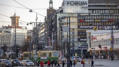 Swedish GDP fell by 0.2 percent in the fourth quarter. (Bloomberg ) Swedish GDP fell by 0.2 percent in the fourth quarter. (Bloomberg )