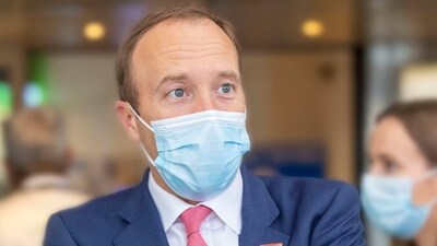 UK Ministers' Leaked Messages: UK's then Health Secretary Matt Hancock is seen. (Reuters)