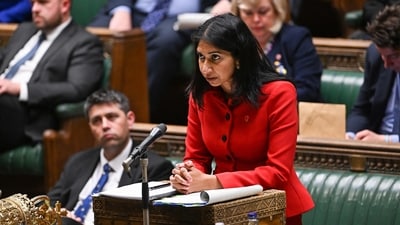 Suella Braverman: Britain's Home Secretary Suella Braverman. (AFP) Suella Braverman: Britain's Home Secretary Suella Braverman. (AFP)