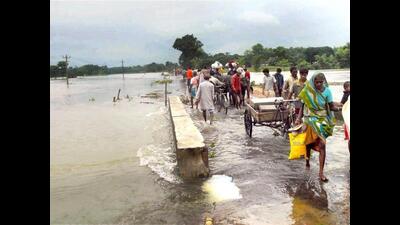 During the floods in the Kosi region in North Bihar in 2008. (File Photo) During the floods in the Kosi region in North Bihar in 2008. (File Photo)