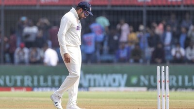 Rohit Sharma leaves the pitch after Australia won the third Test in Indore. (AP) Rohit Sharma leaves the pitch after Australia won the third Test in Indore. (AP)