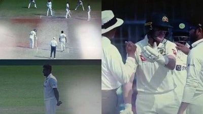 Labuschagne's act irks Ashwin, forces Rohit Sharma and umpire to intervene Labuschagne's act irks Ashwin, forces Rohit Sharma and umpire to intervene