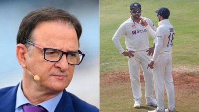 Mark Waugh; Rohit Sharma with Virat Kohli Mark Waugh; Rohit Sharma with Virat Kohli