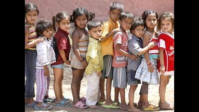 The Chandigarh social welfare department is running 56 crèches, through the Indian Council for Child Welfare, where around 1,000 children are enrolled. (HT File Photo)