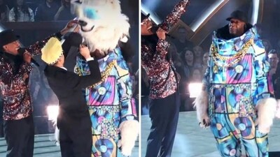Joseph Saddler gets eliminated from The Masked Singer. Joseph Saddler gets eliminated from The Masked Singer.