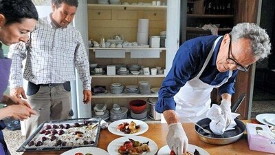L’Arpège, Paris, France: This three-Michelin-star restaurant is run by chef Alain Passard. L’Arpège is renowned for its modern French cuisine, which uses seasonal, local ingredients. (AFP)