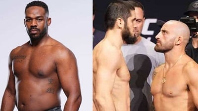 Jon Jones; Alexander Volkanovski and Islam Makhachev (Getty Images/ File photo) Jon Jones; Alexander Volkanovski and Islam Makhachev (Getty Images/ File photo)