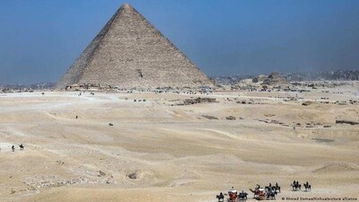 'Man fears time, but time fears the pyramids' — the Great Pyramid of Giza has stood for 4,500 years. (Ahmed Gomaa/Xinhua/picture alliance) 'Man fears time, but time fears the pyramids' — the Great Pyramid of Giza has stood for 4,500 years. (Ahmed Gomaa/Xinhua/picture alliance)