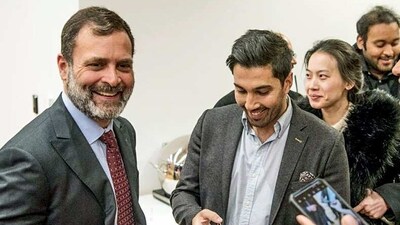 Rahul will also interact with representatives of the Indian Overseas Congress (IOC) UK chapter. (ANI) Rahul will also interact with representatives of the Indian Overseas Congress (IOC) UK chapter. (ANI)