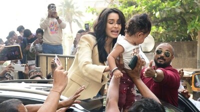 Shraddha Kapoor interacted with fans outside her residence on her birthday.