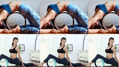 Yoga wheel is an effective and fun way to fat burning. Yoga wheel is an effective and fun way to fat burning.