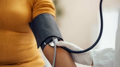 “The exact cause of high blood pressure remains a mystery, but you may be prone to it if you are overweight, have high cholesterol levels, if you are a smoker, experience high levels of stress, drink excessive alcohol, if you eat a lot of carbs and sit for too long (without movement or exercise) and if you are genetically prone to it,” Nutritionist Anjali Mukerjee noted down a few possible causes of high blood pressure. (Unsplash) “The exact cause of high blood pressure remains a mystery, but you may be prone to it if you are overweight, have high cholesterol levels, if you are a smoker, experience high levels of stress, drink excessive alcohol, if you eat a lot of carbs and sit for too long (without movement or exercise) and if you are genetically prone to it,” Nutritionist Anjali Mukerjee noted down a few possible causes of high blood pressure. (Unsplash)