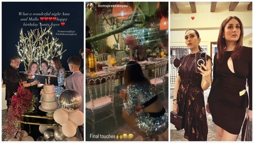 Kareena Kapoor, Malaika Arora and others have shared pictures from the party. Kareena Kapoor, Malaika Arora and others have shared pictures from the party.