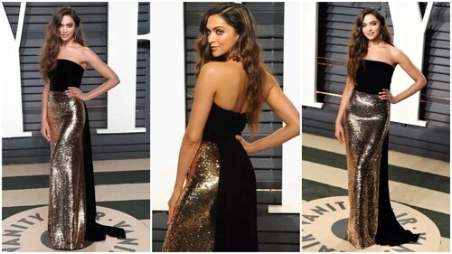 Deepika Padukone in a Monique Lhuillier gown, Deepika Padukone in a Monique Lhuillier gown,