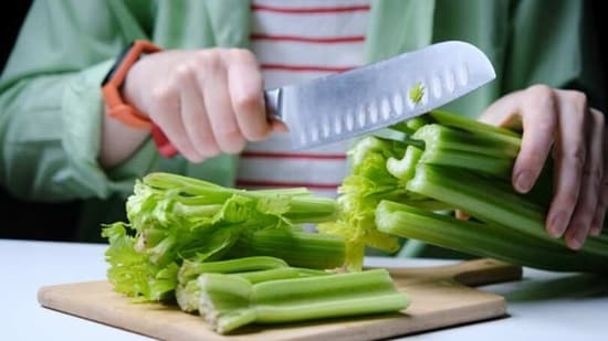 Eating fresh stalks of celery regularly helps in reducing blood pressure.&nbsp;(Unsplash)