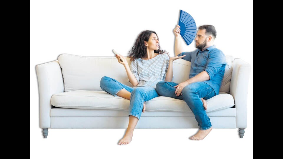 Even couples who agree on everything invariably tussle over the ideal AC setting in the bedroom. (Shutterstock)