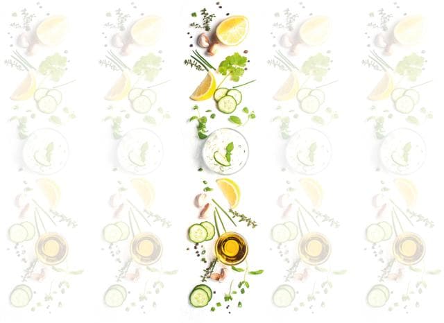 Tzatziki and raita are very similar, since both use cucumber, yoghurt and herbs. The only distinction may be that tzatziki is made with hung curd. (Shutterstock)