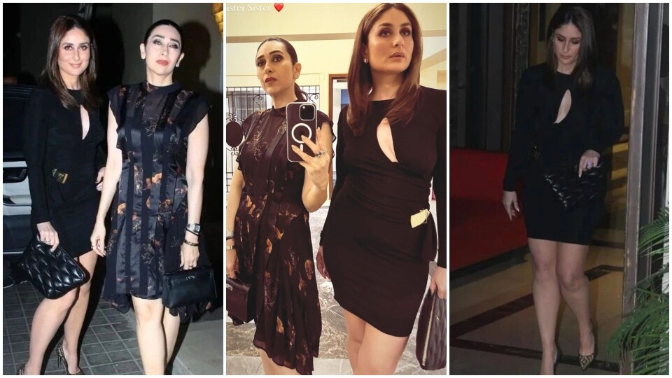 Kareena Kapoor and Karisma Kapoor at a bash last night. (HT Photo/Varinder Chawla) Kareena Kapoor and Karisma Kapoor at a bash last night. (HT Photo/Varinder Chawla)
