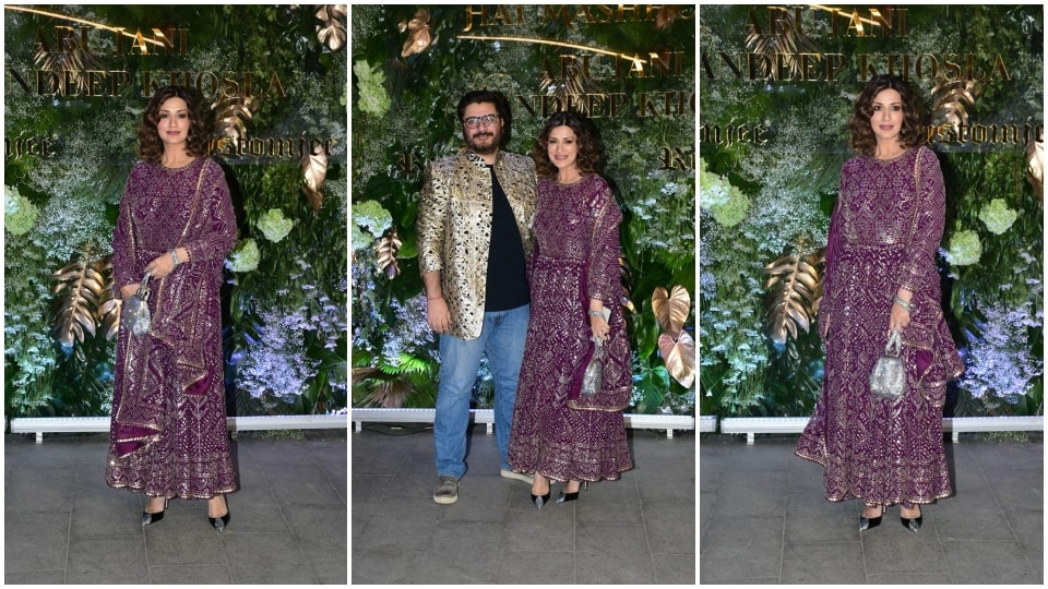 Sonali Bendre attends Abu Jani Sandeep Khosla's bash in Mumbai. (HT Photo/Varinder Chawla) Sonali Bendre attends Abu Jani Sandeep Khosla's bash in Mumbai. (HT Photo/Varinder Chawla)
