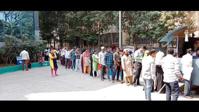 Established by PMC as its first school on Central Board of Secondary Education (CBSE) pattern, the 12-year-old civic education facility saw rush for admissions since its first year. (HT PHOTO)