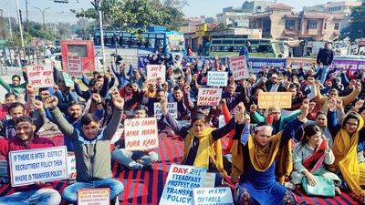 Hundreds of Kashmiri Pandit government employees had fled the Valley following targeted killings of members of the minority community in May last year. (ANI file) Hundreds of Kashmiri Pandit government employees had fled the Valley following targeted killings of members of the minority community in May last year. (ANI file)