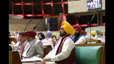 In a tweet, Mann said he had information of every moment as his government was keeping a strict vigil over everything unfolding in the state (HT File Photo) In a tweet, Mann said he had information of every moment as his government was keeping a strict vigil over everything unfolding in the state (HT File Photo)