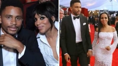 Kerry Washington with husband Nnamdi Asomugha. Kerry Washington with husband Nnamdi Asomugha.