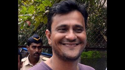 Mumbai, India - October 10, 2016: MNS Corporators Sandeep Deshpande and Santosh Dhuri released from jail after being booked for humiliation of BMC engineer Sanjay Darade on potholes row in Mumbai, India, on Monday, October 10, 2016. (Photo by Sandeep Mahankal/ Hindustan Times) (Hindustan Times) Mumbai, India - October 10, 2016: MNS Corporators Sandeep Deshpande and Santosh Dhuri released from jail after being booked for humiliation of BMC engineer Sanjay Darade on potholes row in Mumbai, India, on Monday, October 10, 2016. (Photo by Sandeep Mahankal/ Hindustan Times) (Hindustan Times)