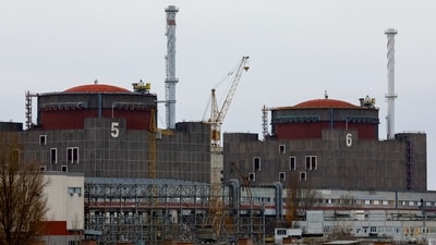 Russia-Ukraine war: A view shows the Zaporizhzhia Nuclear Power Plant in Ukraine. (Reuters)