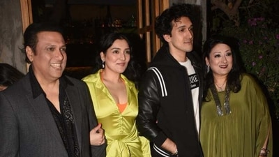 Govinda's family celebrates his son Yashvardhan Ahuja's birthday. Govinda's family celebrates his son Yashvardhan Ahuja's birthday.