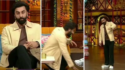 Ranbir Kapoor was spotted promoting Tu Jhoothi Main Makkaar at The Kapil Sharma Show.